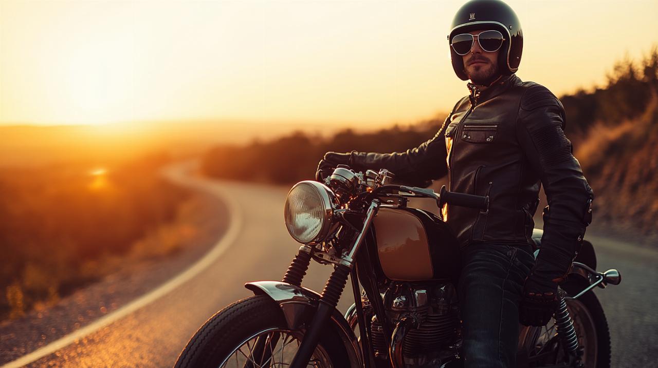 Equipamiento de moto vintage: la guía total look con cinturones, bandanas y complementos retro